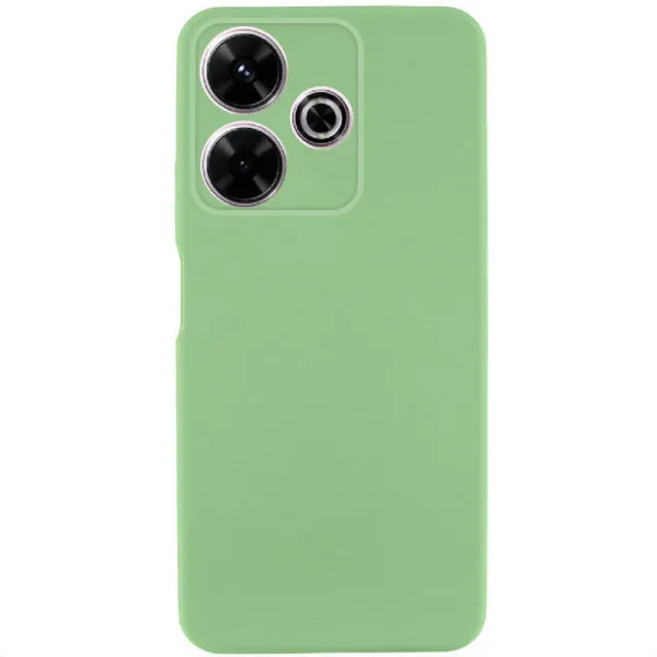 Чохол TPU GETMAN Liquid Silk Full Camera для Xiaomi Redmi 13 4G / Poco M6 4G — Зелений — фото 4