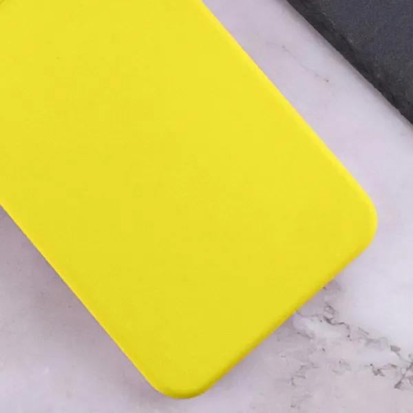 Чохол TPU GETMAN Liquid Silk Full Camera для Xiaomi Redmi 13 4G / Poco M6 4G — Жовтий — фото 1