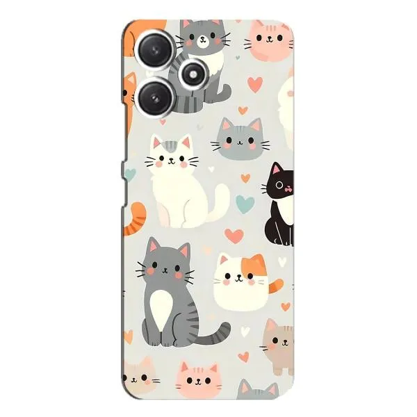 Чохол з принтом «Колаж котів» для Xiaomi POCO M6