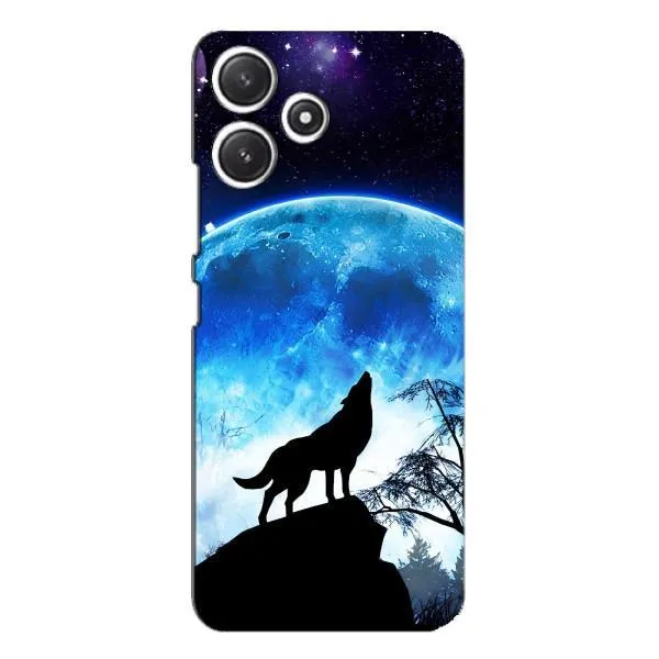 Чехол с принтом «Волк на луну» для Xiaomi POCO M6 Чехол с принтом «Волк на луну» для Xiaomi POCO M6