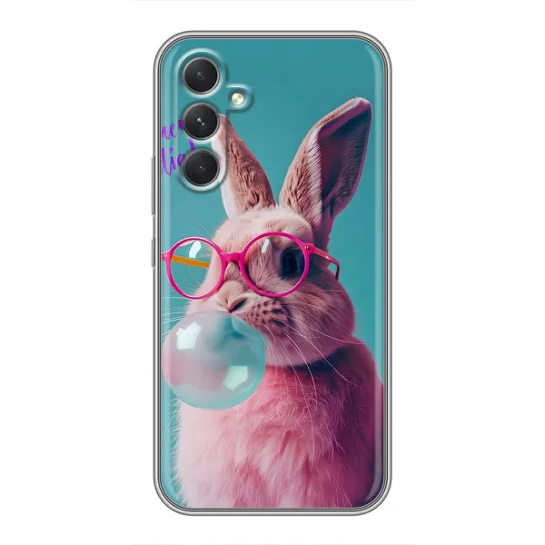 Чехол с принтом «Кролик в очках» для Xiaomi Poco M7 Plus