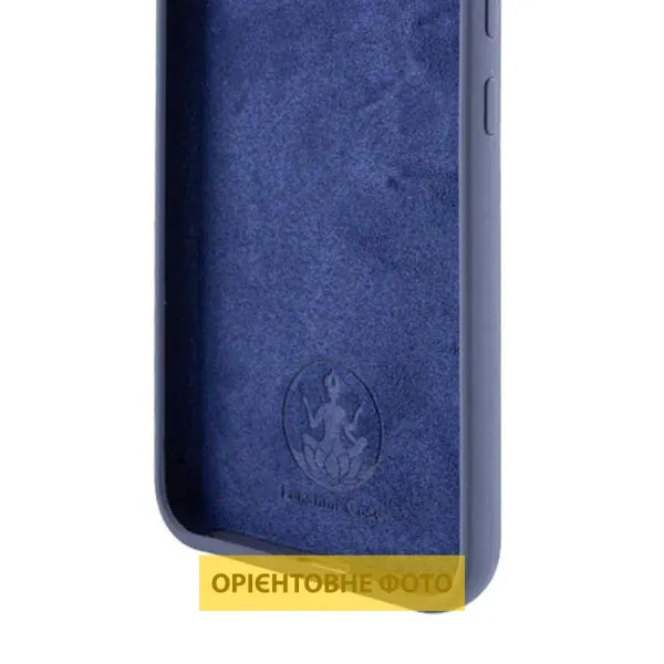 Чехол Silicone Cover Lakshmi Full Camera (AAA) для Xiaomi Poco M7 Pro 5G — Темно-синий — фото 2