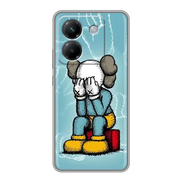 Чехол с принтом «Плач Bearbrick» для Xiaomi Poco M7 Pro 5G