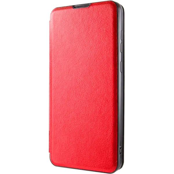 Кожаный чехол-книжка Belora для Xiaomi Poco M7 4G — Красный — фото 2 Кожаный чехол-книжка Belora для Xiaomi Poco M7 4G — Красный — фото 2
