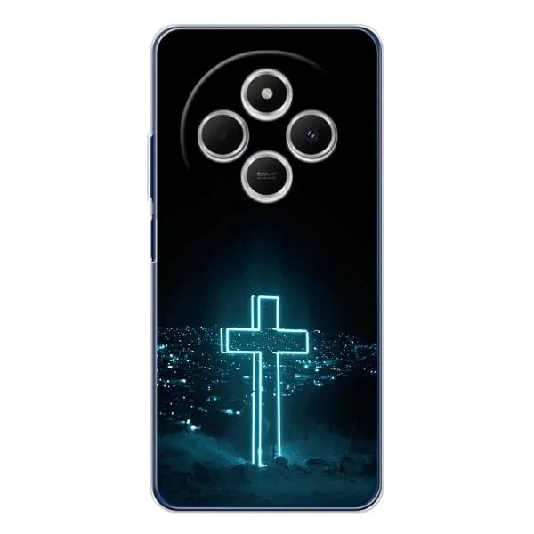 Чохол з принтом «Хрест і місто» для Xiaomi POCO M7
