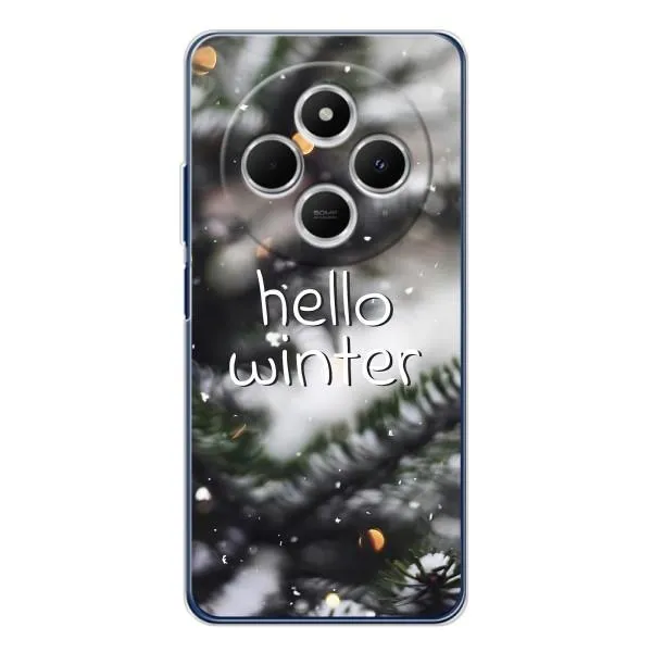 Чохол з принтом «Hello winter» для Xiaomi POCO M7