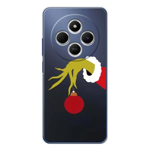 Чехол с принтом «Гринч с игрушкой» для Xiaomi POCO M7 Чехол с принтом «Гринч с игрушкой» для Xiaomi POCO M7