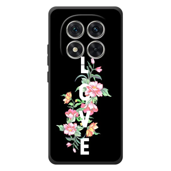 Чехол с принтом «Цветы LOVE» для Xiaomi Poco M8 Pro Чехол с принтом «Цветы LOVE» для Xiaomi Poco M8 Pro