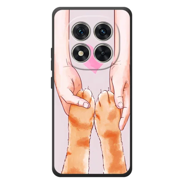 Чохол з принтом «Любовь до котиків» для Xiaomi Poco M8 Pro
