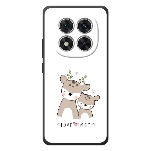 Чехол с принтом «Оленята мама и малыш» для Xiaomi Poco M8 Pro