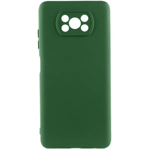 Чехол Silicone Cover Ummi Lakshmi Full Camera (AA) для Xiaomi Poco X3 NFC / Poco X3 Pro — Зеленый — фото 1
