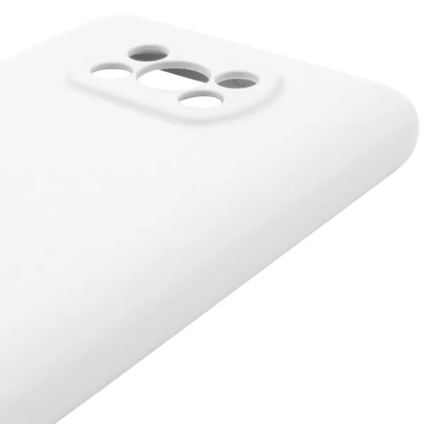 Чохол Silicone Cover Lakshmi Full Camera (AAA) для Xiaomi Poco X3 NFC / Poco X3 Pro — Білий — фото 3