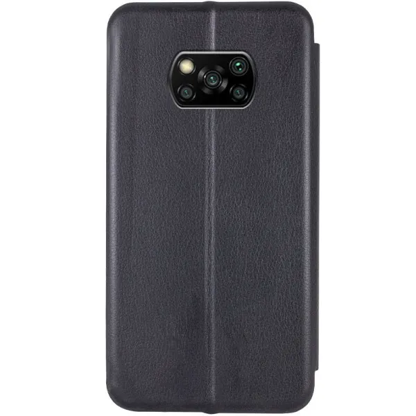 Шкіряний чохол-книжка Classy для Xiaomi Poco X3 NFC / Poco X3 Pro — Темно-синій — фото 3