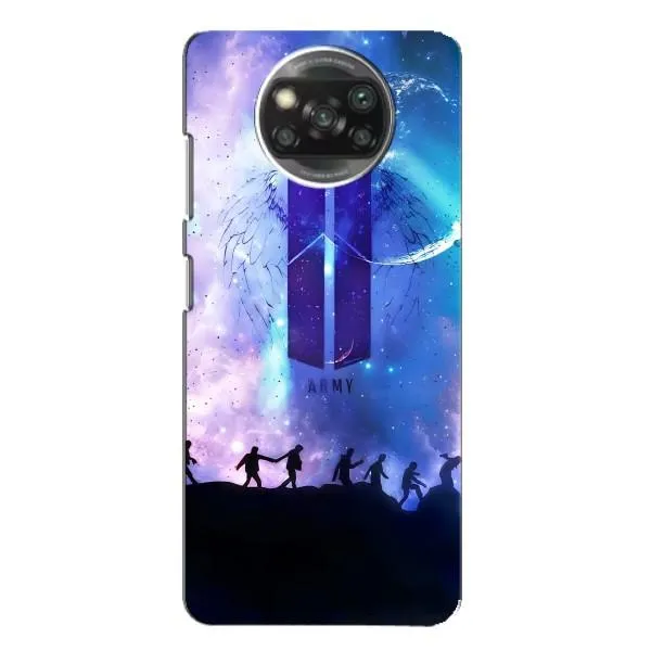 Чехол с принтом «Army BTS» для Xiaomi POCO X3 Pro Чехол с принтом «Army BTS» для Xiaomi POCO X3 Pro
