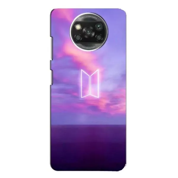 Чехол с принтом «BTS логотип» для Xiaomi POCO X3 Pro Чехол с принтом «BTS логотип» для Xiaomi POCO X3 Pro