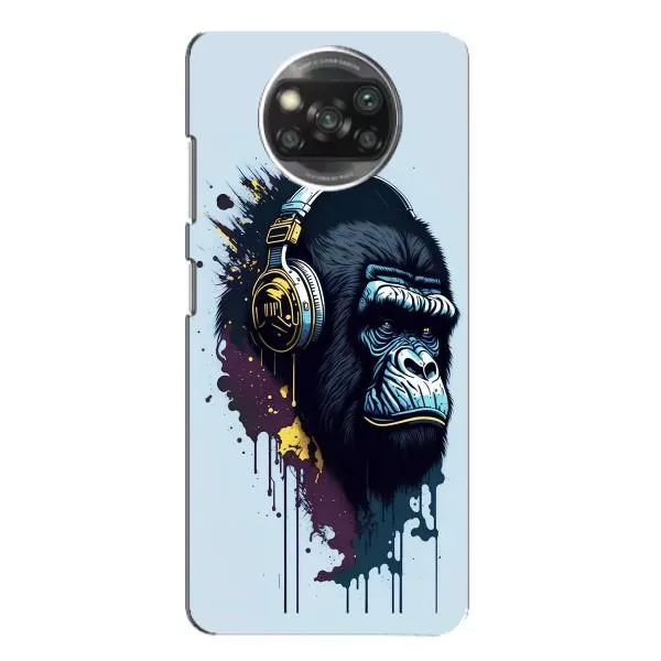 Чехол с принтом «Горилла в наушниках» для Xiaomi POCO X3 Pro Чехол с принтом «Горилла в наушниках» для Xiaomi POCO X3 Pro