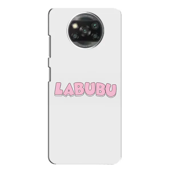 Чехол с принтом «Лого Лабубу» для Xiaomi POCO X3 Pro Чехол с принтом «Лого Лабубу» для Xiaomi POCO X3 Pro