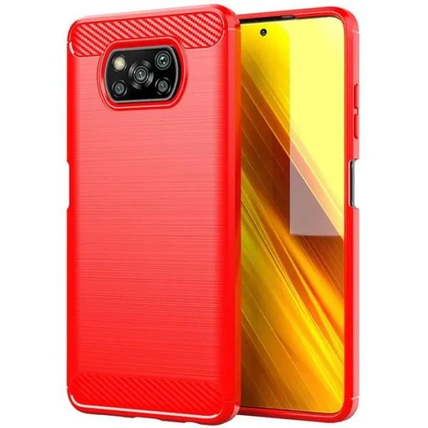 TPU чехол Slim Series для Xiaomi Poco X3 NFC / Poco X3 Pro — Красный — фото 1 TPU чехол Slim Series для Xiaomi Poco X3 NFC / Poco X3 Pro — Красный — фото 1