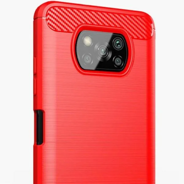 TPU чехол Slim Series для Xiaomi Poco X3 NFC / Poco X3 Pro — Красный — фото 2 TPU чехол Slim Series для Xiaomi Poco X3 NFC / Poco X3 Pro — Красный — фото 2