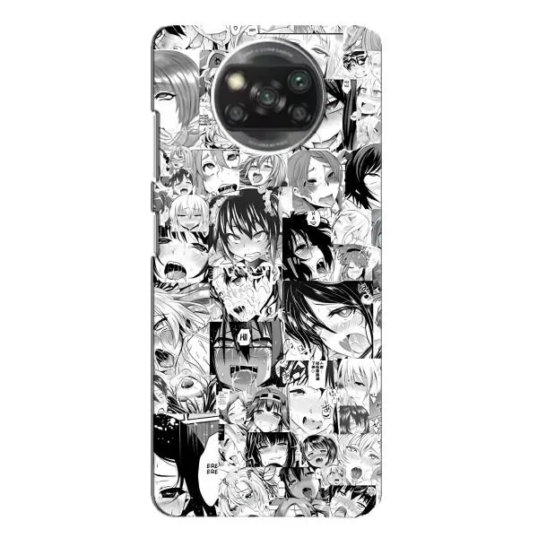 Чохол з принтом «Ahegao manga» для Xiaomi POCO X3