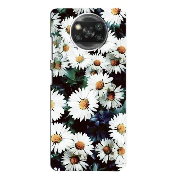 Чохол з принтом «Ромашки» для Xiaomi POCO X3
