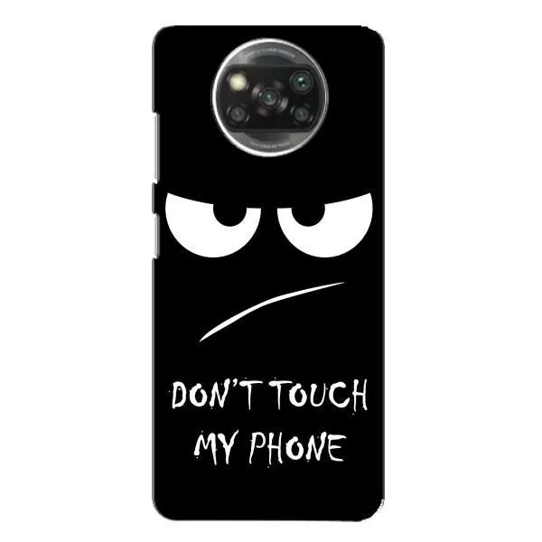 Чохол з принтом «Dont Touch» для Xiaomi POCO X3