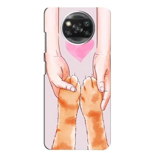 Чохол з принтом «Любовь до котиків» для Xiaomi POCO X3
