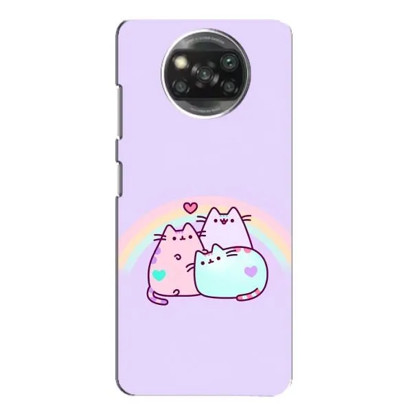 Чохол з принтом «Радужний котик» для Xiaomi POCO X3