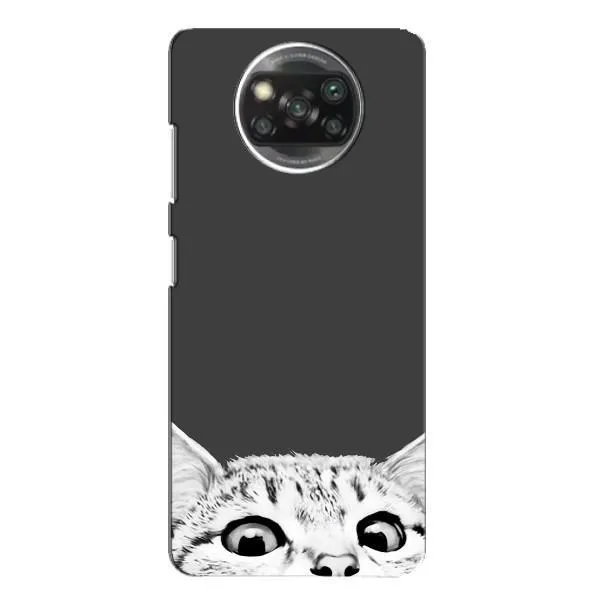 Чохол з принтом «Виглядає котик» для Xiaomi POCO X3