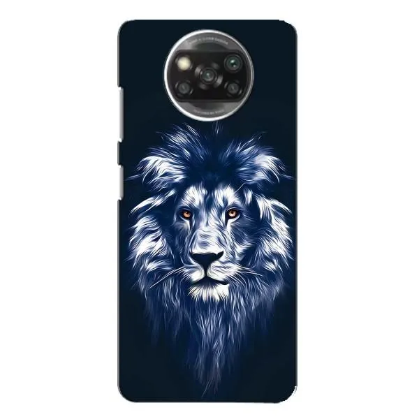 Чехол с принтом «Синий Лев» для Xiaomi POCO X3