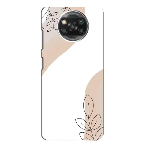 Чехол с принтом «Нюдовая веточка абстракция» для Xiaomi POCO X3