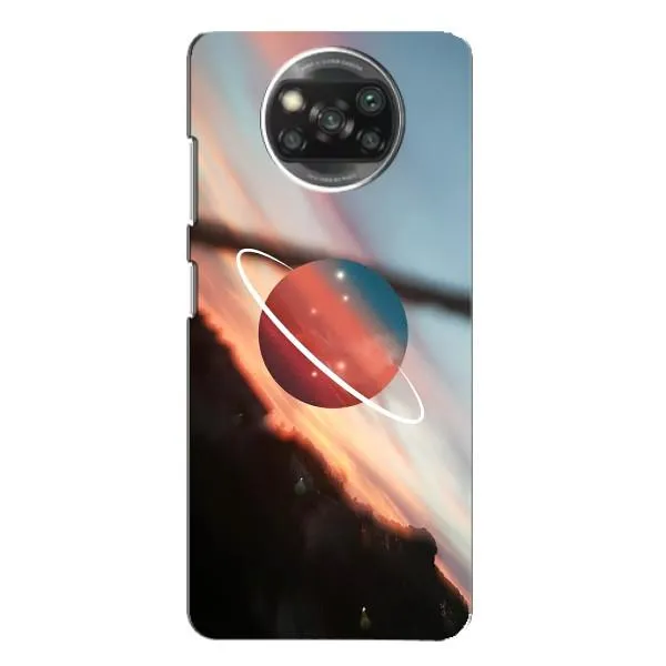 Чехол с принтом «Сатурн» для Xiaomi POCO X3