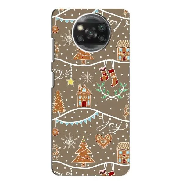 Чехол с принтом «Новогодние пряники» для Xiaomi POCO X3