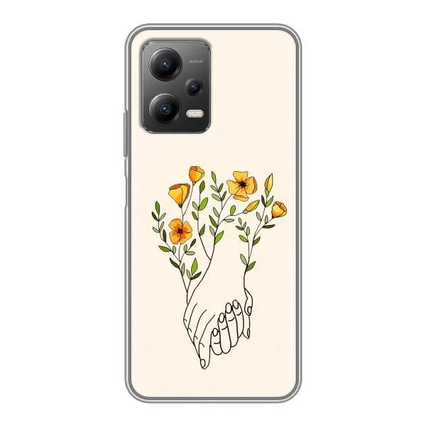 Чехол с принтом «Руки любви» для Xiaomi POCO X5 (5G)