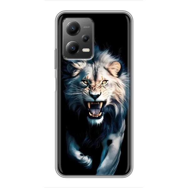 Чехол с принтом «Лев в темноте» для Xiaomi POCO X5 (5G)