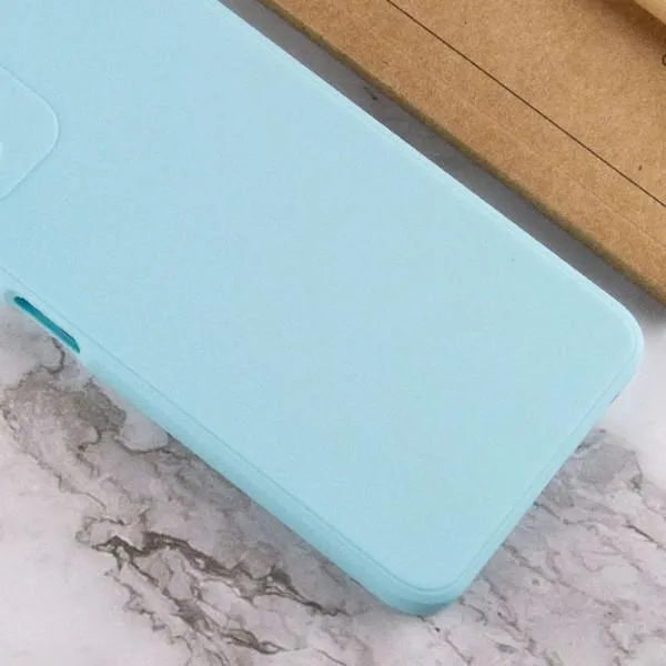 Силиконовый чехол Candy Full Camera для Xiaomi Poco X5 Pro 5G — Бирюзовый — фото 3