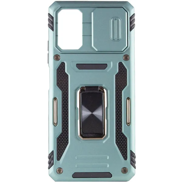 Ударостійкий чохол Camshield Army Ring для Xiaomi Poco X5 Pro 5G / Note 12 Pro 5G — Зелений — фото 3