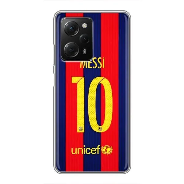 Чехол с принтом «Messi Barca 10» для Xiaomi POCO X5 Pro (5G)