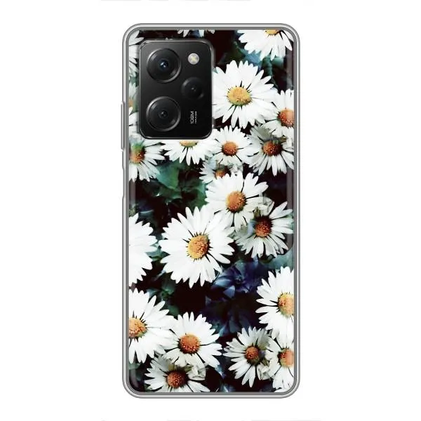 Чехол с принтом «Ромашки» для Xiaomi POCO X5 Pro (5G)