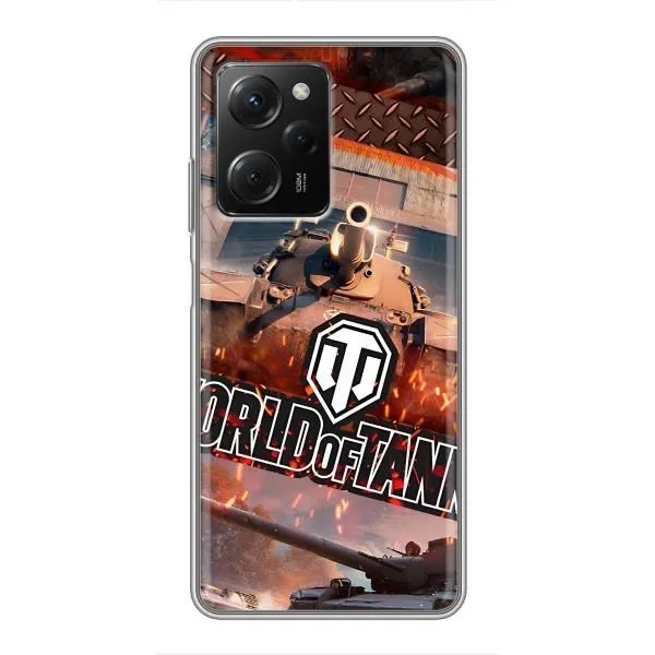 Чехол с принтом «World of Tanks» для Xiaomi POCO X5 Pro (5G)