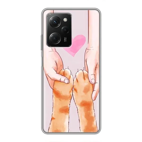 Чехол с принтом «Любовь к котикам» для Xiaomi POCO X5 Pro (5G)