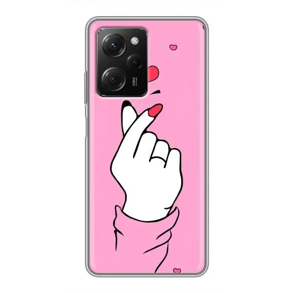 Чехол с принтом «Знак Love» для Xiaomi POCO X5 Pro (5G) Чехол с принтом «Знак Love» для Xiaomi POCO X5 Pro (5G)