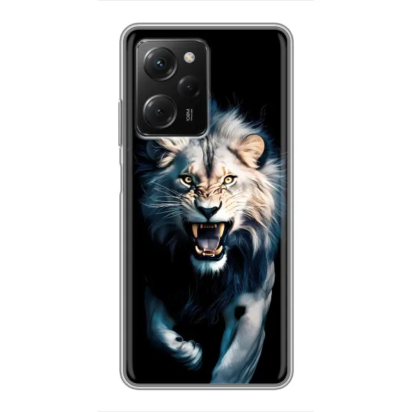 Чехол с принтом «Лев в темноте» для Xiaomi POCO X5 Pro (5G)