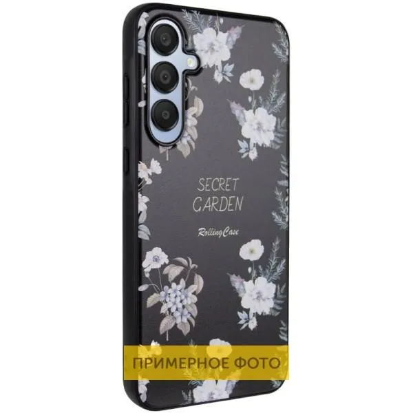 TPU+PC чехол Secret Garden для Xiaomi Poco X6 / Note 13 Pro 5G — Черный — фото 1