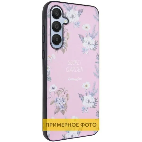 TPU+PC чехол Secret Garden для Xiaomi Poco X6 / Note 13 Pro 5G — Розовый — фото 1