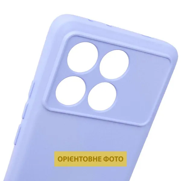 Чехол TPU GETMAN Liquid Silk Full Camera для Xiaomi Poco X6 / Note 13 Pro 5G — Сиреневый — фото 2