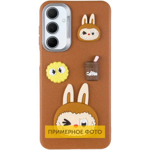Чехол с принтом «Фигурки Labubu» для Xiaomi POCO X6 5G — фото 2