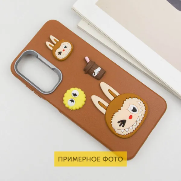 Чехол с принтом «Фигурки Labubu» для Xiaomi POCO X6 5G — фото 3