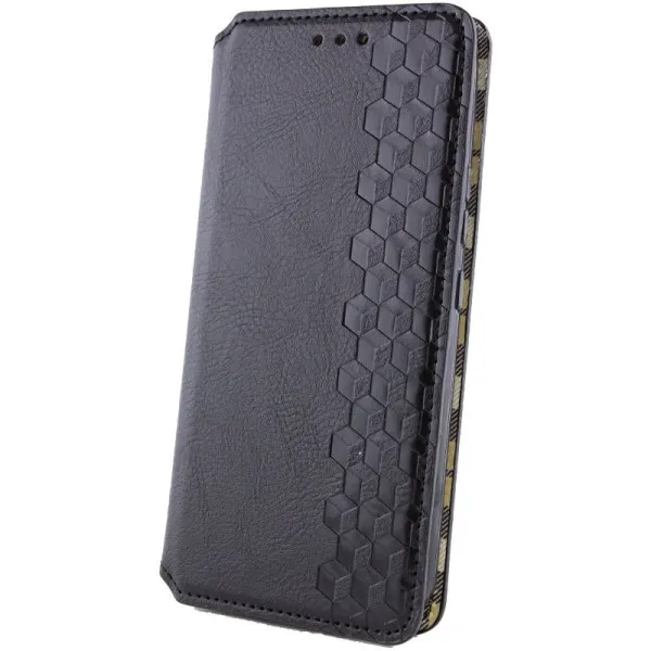 Кожаный чехол-книжка GETMAN Cubic (PU) для Xiaomi Poco X6 / Note 13 Pro 5G — Черный — фото 4