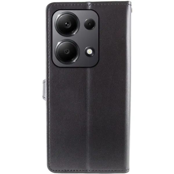 Кожаный чехол-книжка GETMAN Gallant (PU) для Xiaomi Poco X6 / Note 13 Pro 5G — Черный — фото 2